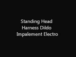 18Asianz Standing Head Harness Sex Toy Impalement Electro BlackGFS - 1