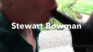 Site-Rip Huge Black Cock sucked off by Stewart Bowman PornDT - 1