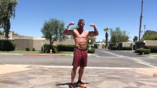 Cums Muscle Dad Jerk Off Outside TubeGals - 1