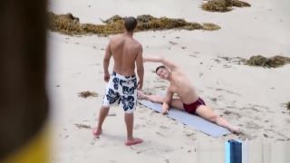 Free Rough Sex Porn Two gay jocks met on beach and decided to fuck Hd Porn - 1