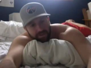 Gay Bukkake bearded boston jock with a huge long cock Gayporn - 1