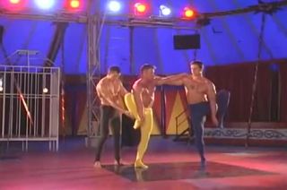 Buttplug Circus Performers with Erections Rough Sex Porn - 1